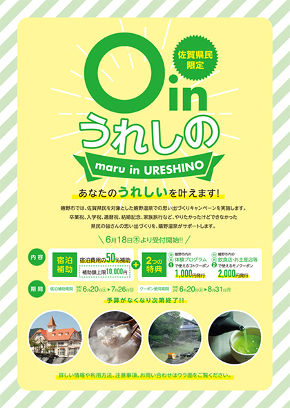 〇inうれしのキャンペーン